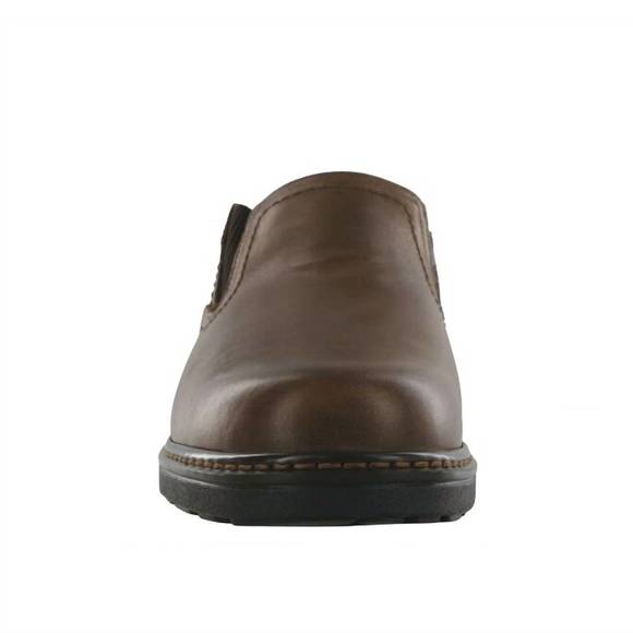 NEW SAS men\'s step slip on loafer - double wide width in mahogany main image 4